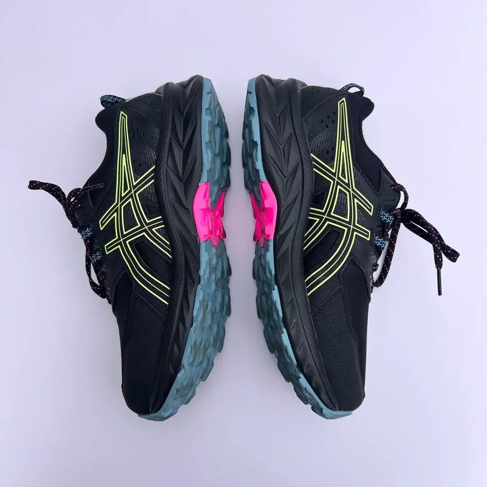 ASICS Gel Venture 9 Trail Running Shoes Womens 8 Black Pink - Picture 2 of 6